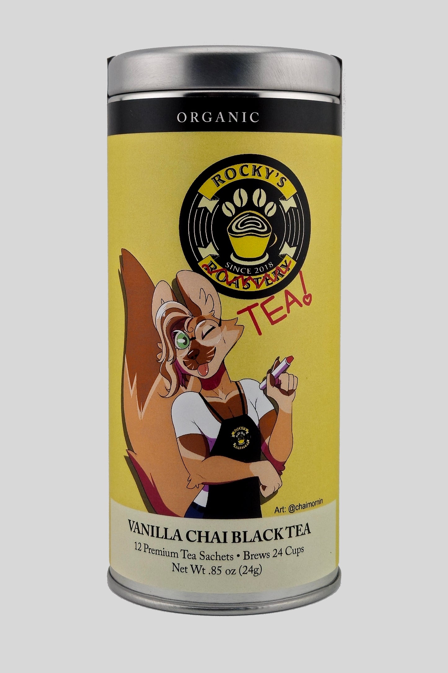 Black Tea - Vanilla Chai (12pc tin)