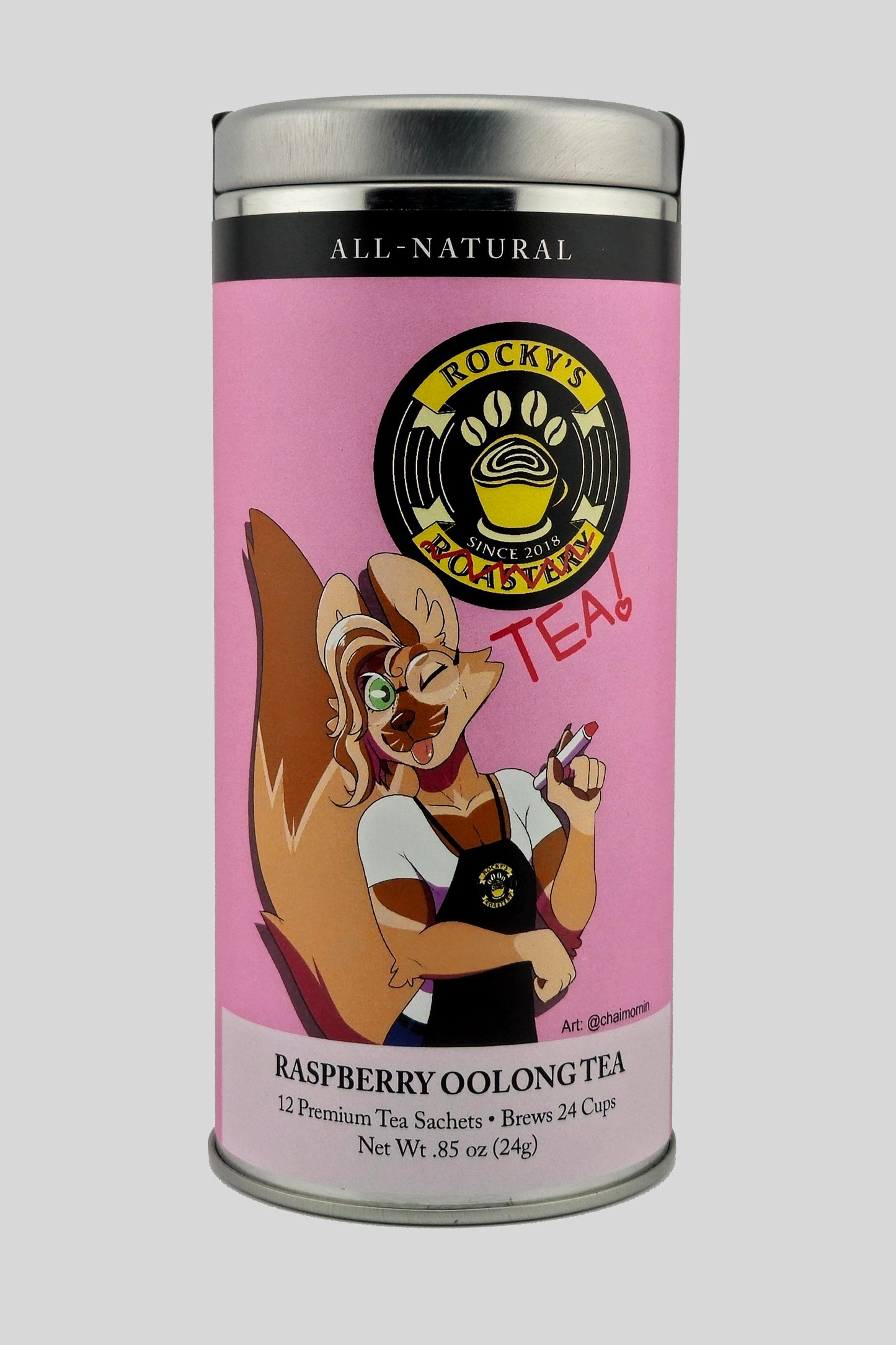 Oolong Tea - Raspberry Oolong (12pc tin)