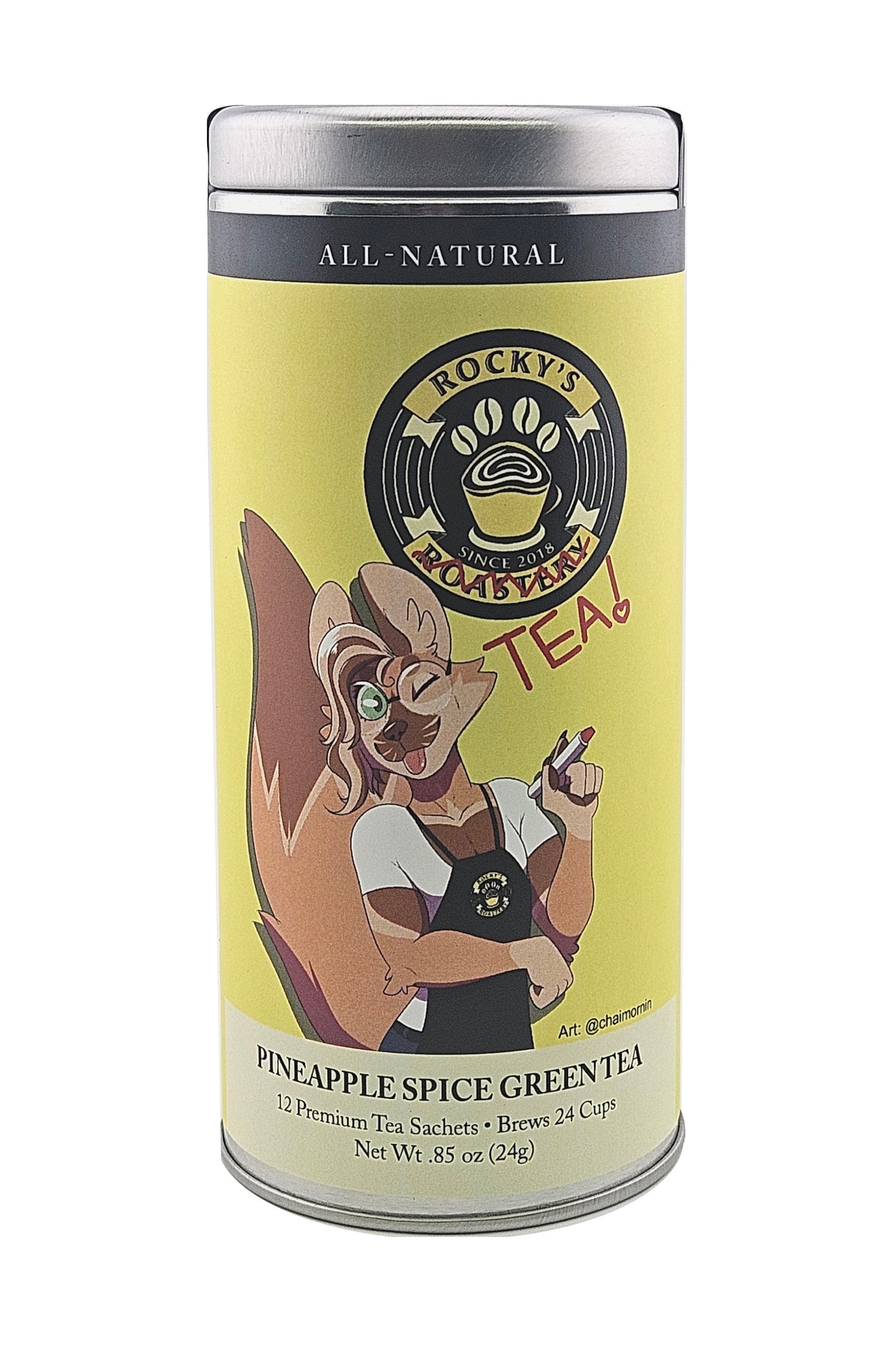 Green Tea - Pineapple Spice (12pc tin)