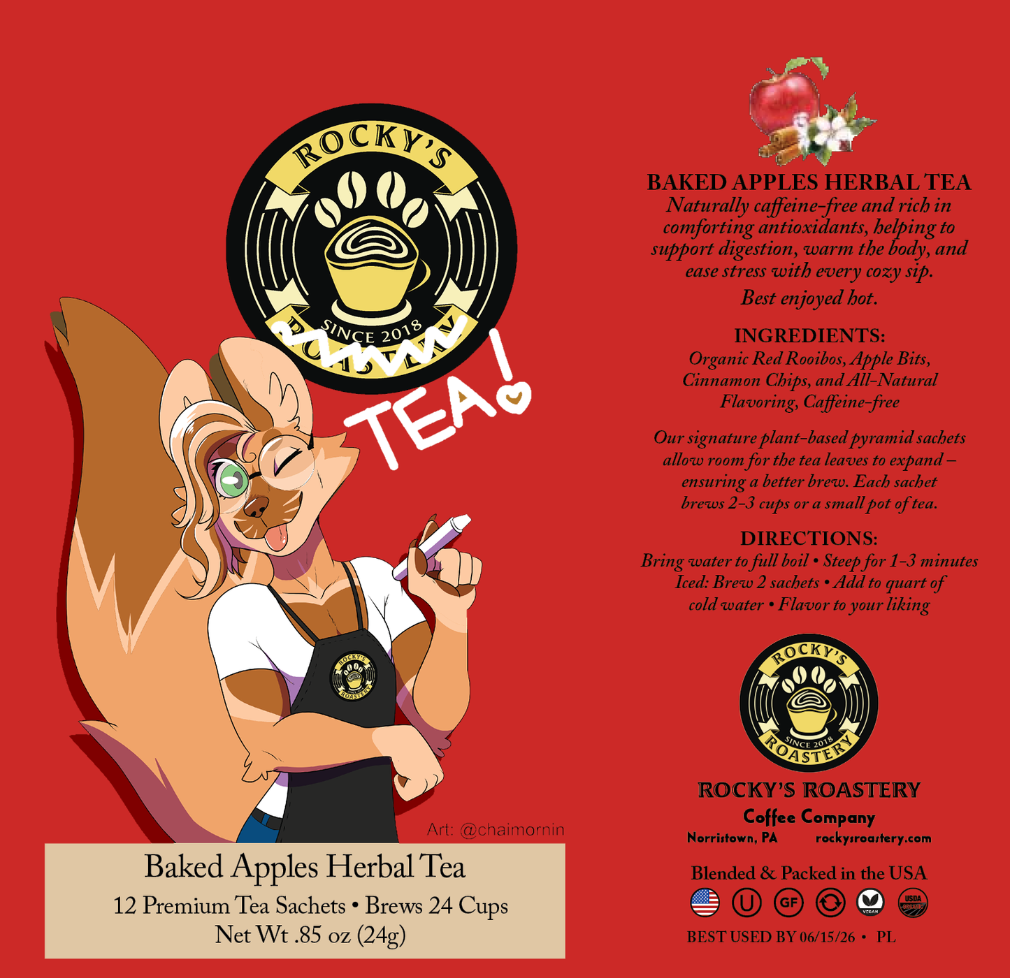 Herbal Tea - Baked Apples (12pc tin)