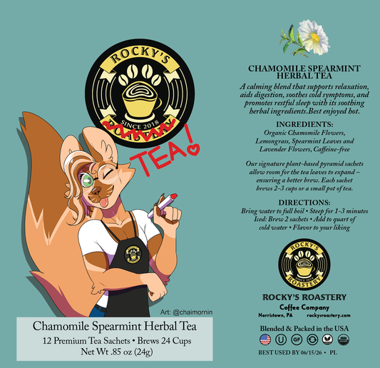 Herbal Tea - Chamomile Spearmint (12pc tin)