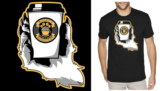 T-Shirt - Wolfpaw Coffee