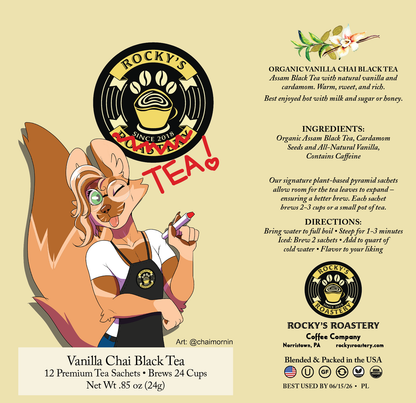 Black Tea - Vanilla Chai (12pc tin)