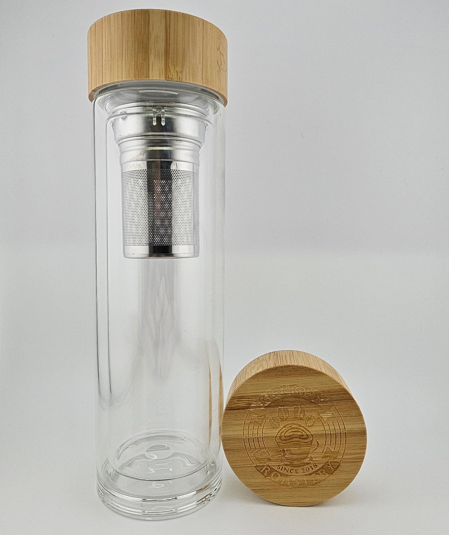 Tea Infuser or Cold Brew Glass Bottle